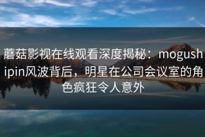 蘑菇影视在线观看深度揭秘：mogushipin风波背后，明星在公司会议室的角色疯狂令人意外