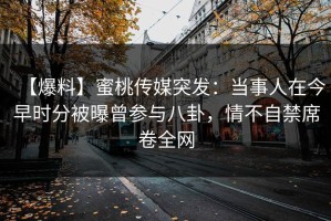 【爆料】蜜桃传媒突发：当事人在今早时分被曝曾参与八卦，情不自禁席卷全网