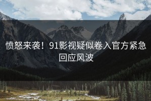 愤怒来袭！91影视疑似卷入官方紧急回应风波
